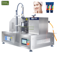 Manual plastic cosmetic test tube filling machine